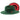 Bruno Capelo Monarch Red Bottom Wide Brim Wool Fedora in Green / Red #color_ Green / Red