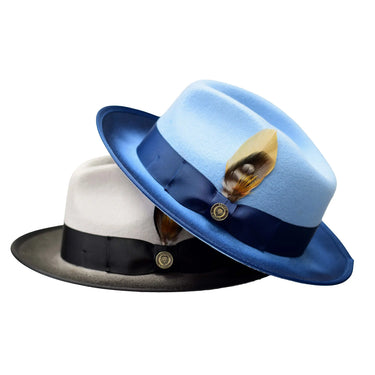 Bruno Capelo New Yorker Wool Felt Fedora Hat in #color_
