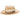 Bruno Capelo Orleans Distressed Wide Brim Wool Fedora in Bone / Brown
