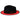 Bruno Capelo Outcast 2-Tone Wool Fedora in Black / Red #color_ Black / Red