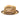 Bruno Capelo Retro 2-Tone Straw Fedora Hat Snap Brim in Tan Brown