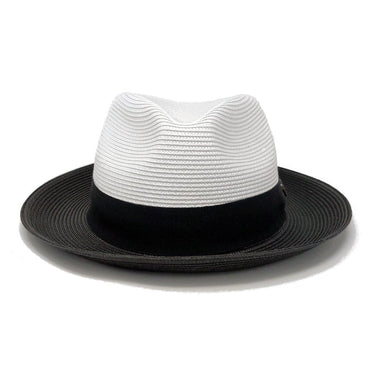 Bruno Capelo Salvatore Pinch Front Straw Fedora