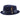 Bruno Capelo Fifth Avenue Diamond Crown Wool Felt Fedora Hat in Navy Blue