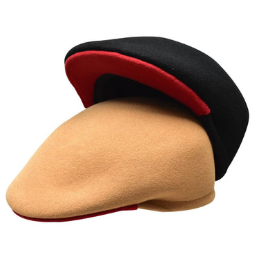 Bruno Capelo Tyson Red Bottom Wool Ivy Cap in #color_