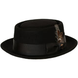 Bruno Capelo Wool Pork Pie in Black