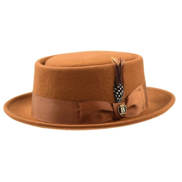 Bruno Capelo Wool Pork Pie in Cognac