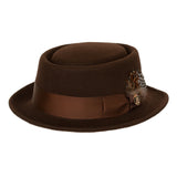 Bruno Capelo Wool Pork Pie in Brown