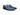 Carrucci Shoes Buckle Loafer Gator Embossed Leather in Navy