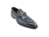 Carrucci Shoes Burnished Calfskin Horsebit Loafer