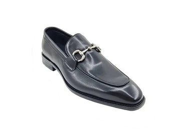 Carrucci Shoes Burnished Calfskin Horsebit Loafer