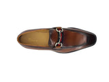 Carrucci Shoes Burnished Calfskin Slip-On Loafer