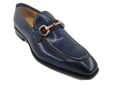 Carrucci Shoes Burnished Calfskin Slip-On Loafer