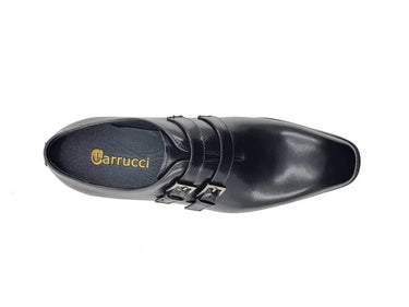 Carrucci Shoes Burnished Double Monk Whole Cut Shoe