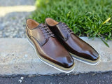 Carrucci Shoes Burnished Leather Derby Dress Shoe