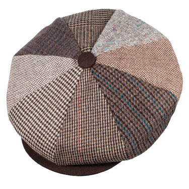 Capas 8 4 Patch Cotton Newsboy Cap