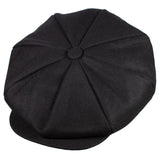 Capas Big Apple Melton Wool Newsboy Cap