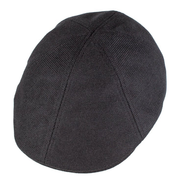 Capas Boston Pub Cotton Blend Ivy Cap in Black S