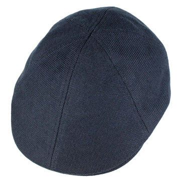 Capas Boston Pub Cotton Blend Ivy Cap in Navy