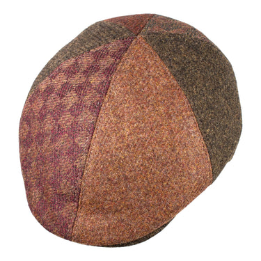 Capas Broker in Multi-Tweed Italian Tweed Newsboy Cap