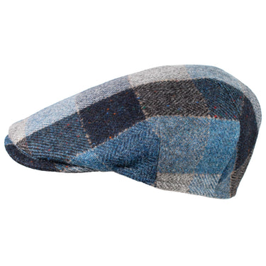 Capas Woodsman Plaid Ivy Italian Wool Flat Cap