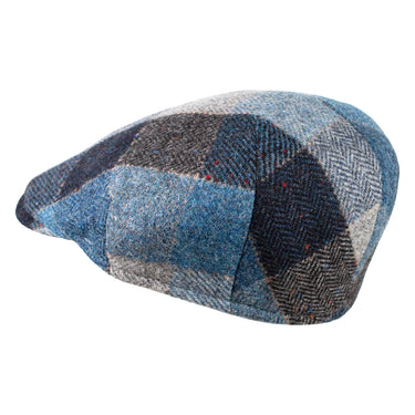 Capas Woodsman Plaid Ivy Italian Wool Flat Cap