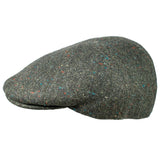 Capas Piedmont in Olive Tweed Italian Newsboy Cap