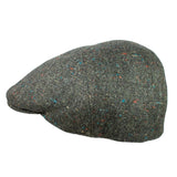 Capas Piedmont in Olive Tweed Italian Newsboy Cap