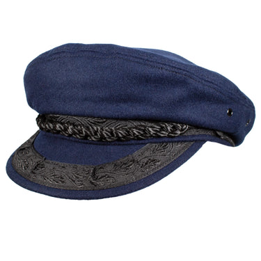 Capas Fisherman Greek Wool Flat Cap