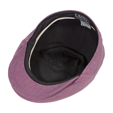 Capas London Solid Cotton Newsboy Cap