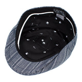 Capas London Stripe Cotton Newsboy Cap