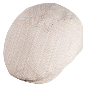 Capas London Stripe Cotton Newsboy Cap