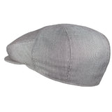 Capas London Solid Cotton Newsboy Cap