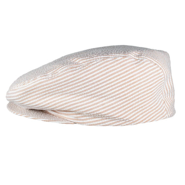 Capas Seersucker Ivy Linen Newsboy Cap