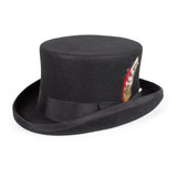 Capas Top in Black Wool Hat