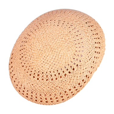 Capas Vented Ascot Straw Flat Cap