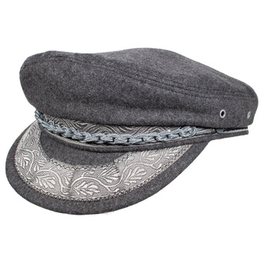 Capas Fisherman Greek Wool Flat Cap
