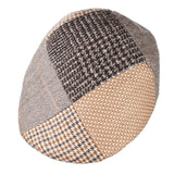 Capas Pub Patchwork Wool Flat Cap