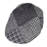 Capas Pub Patchwork Wool Flat Cap