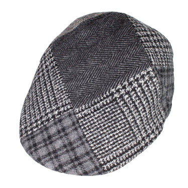 Capas Pub Patchwork Wool Flat Cap