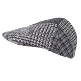 Capas Pub Patchwork Wool Flat Cap