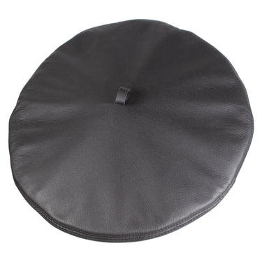 Capas Monte in Black Leather Beret