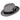 Capas Voyager Straw Teardrop Fedora in Black Mix