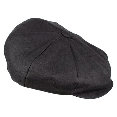 Capas Big Apple Linen Newsboy Cap