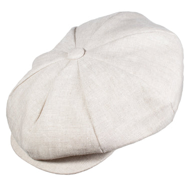 Capas Big Apple Linen Newsboy Cap