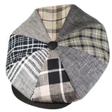 Capas Patch Big Apple Linen Newsboy Cap
