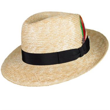 Capas Santino in Natural Wheat Italian Panama Fedora
