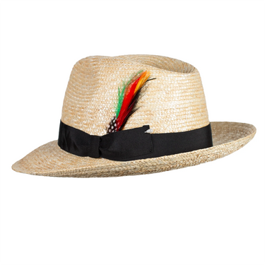 Capas Santino in Natural Wheat Italian Panama Fedora
