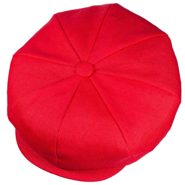 Capas Big Apple Linen Newsboy Cap