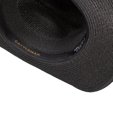 Capas Cattleman Leather Cowboy Hat