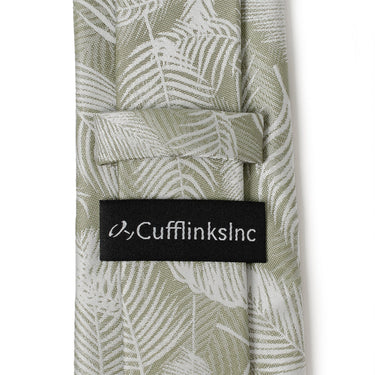Palm Leaf Light Sage Tie